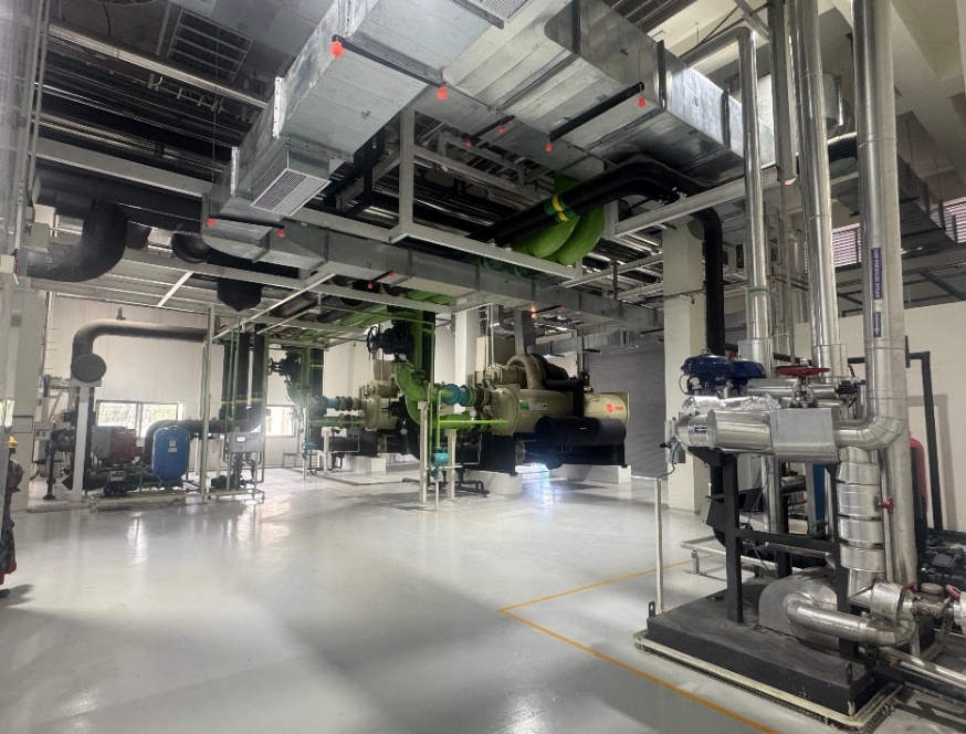 Utility Equipment Including, Hot Water and Air Compressor — project site