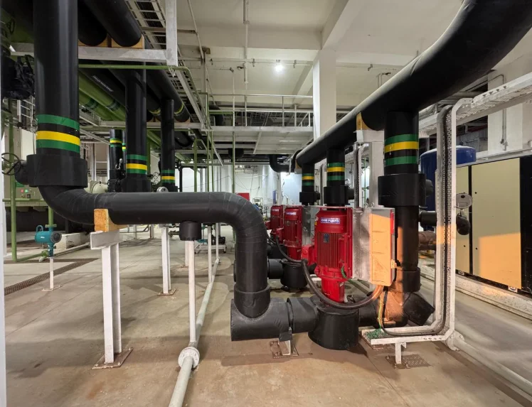 Chilled Water Distribution — project site